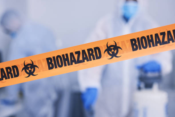 Professional Biohazard Cleanup technician working in Bradford, NH